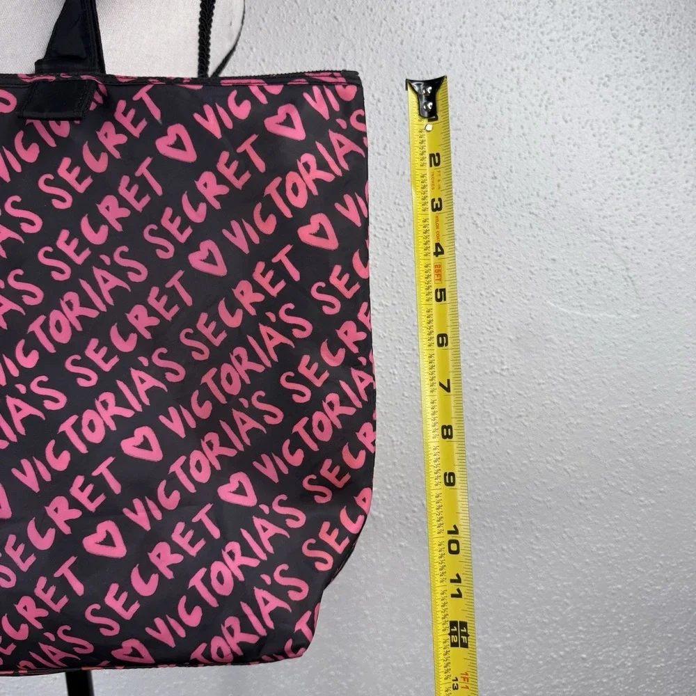 Victorias Secret Large Pink and Black Tote Bag Limited Edition Tote Bag